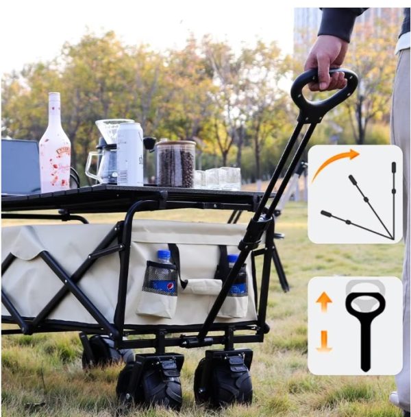 Foldable Wagon Cart Camping Stroller-01 - Image 2