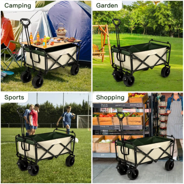 Foldable Wagon Cart Camping Stroller-01 - Image 3