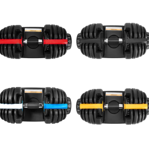 52.5lbs Adjustable Dumbbell Weights Fitness Equipment Rubber+Cast Iron-11