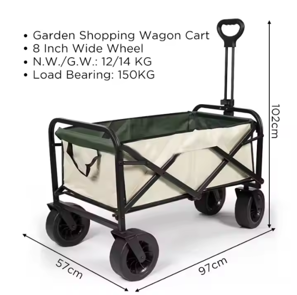 8-Inch (Small) Tank Wheel for Pushcarts 074D - Image 3
